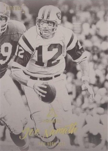 2020 Panini Luminance Joe Namath #VP19
