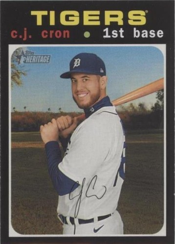 2020 Topps Heritage High Number - C.J. Cron #591