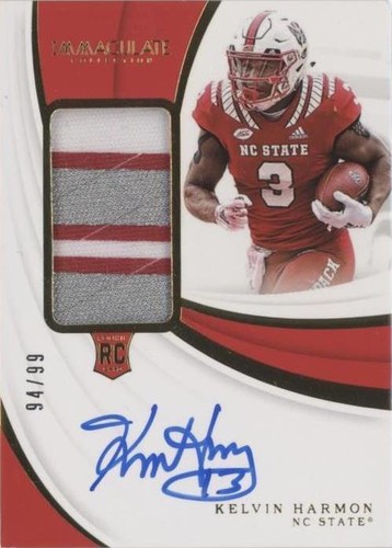 2019 Panini Immaculate Collection Collegiate Kelvin Harmon #114