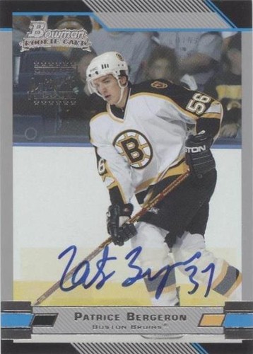 2003-04 Bowman Draft Picks - Patrice Bergeron #151