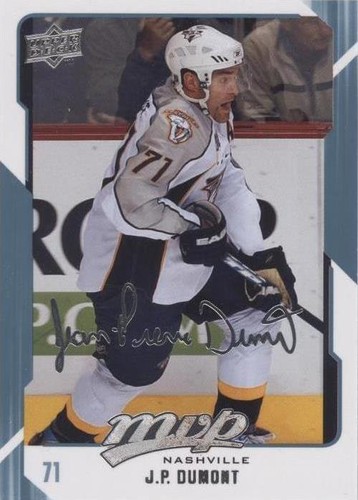 2008-09 Upper Deck MVP - J.P. Dumont #164