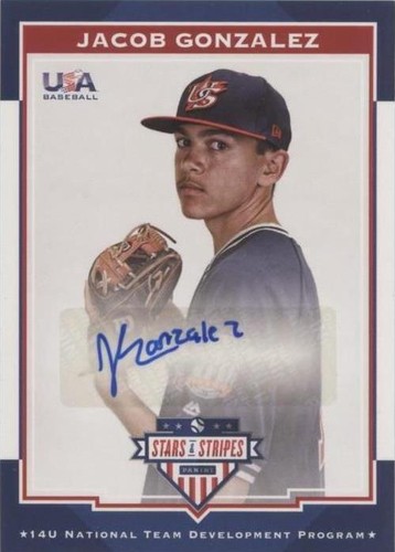 2017 Panini USA Baseball Stars & Stripes - Jacob Gonzalez #37