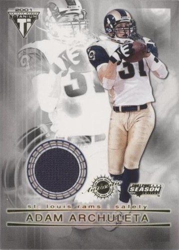 2001 Pacific Private Stock Titanium Postseason Adam Archuleta #79