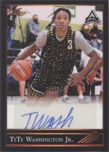 2021-22 Leaf Memories - TyTy Washington Jr. #BG-TWJ