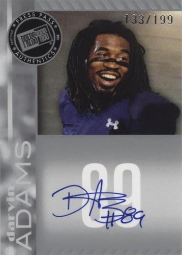 2011 Press Pass Darvin Adams #PPS-DA
