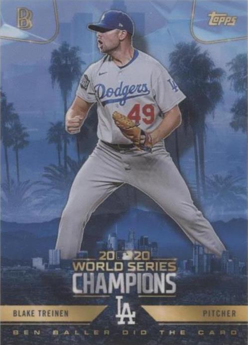 2020 Topps Ben Baller 2020 World Series Champions - Blake Treinen #7