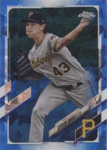 2021 Topps Chrome Update Series Sapphire Edition - Steven Brault #US99