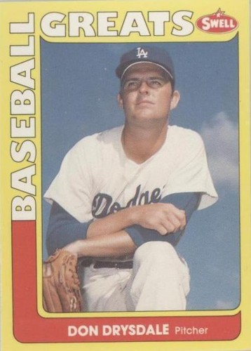 1991 Swell Baseball Greats - Don Drysdale #26