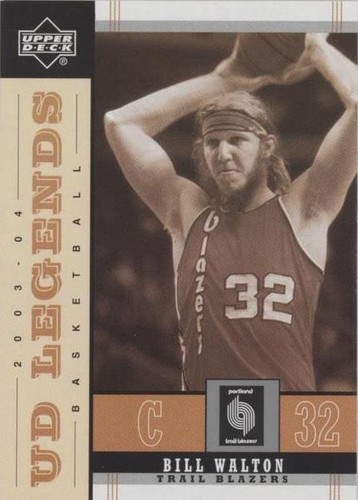 2003-04 Upper Deck UD Legends - Bill Walton #74