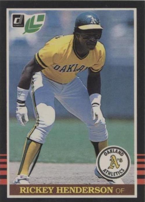 Hoja 1985 - Rickey Henderson #208