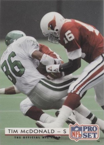 1992 Pro Set Tim McDonald #292