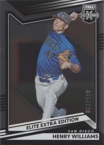 2022 Panini Elite Extra Edition - Henry Williams #91