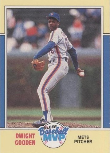 1988 Fleer Baseball MVP - Dwight Gooden #16