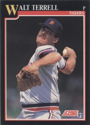 1991 Score - Walt Terrell #801
