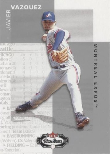2002 Fleer Box Score - Javier Vazquez #106