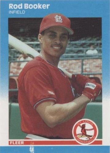 1987 Fleer Update - Rod Booker #U-7