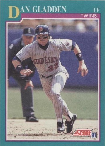 1991 Score - Dan Gladden #163
