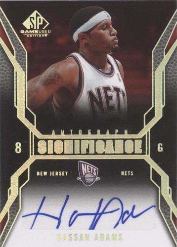 2007-08 SP Game Used - Hassan Adams #SI-HA