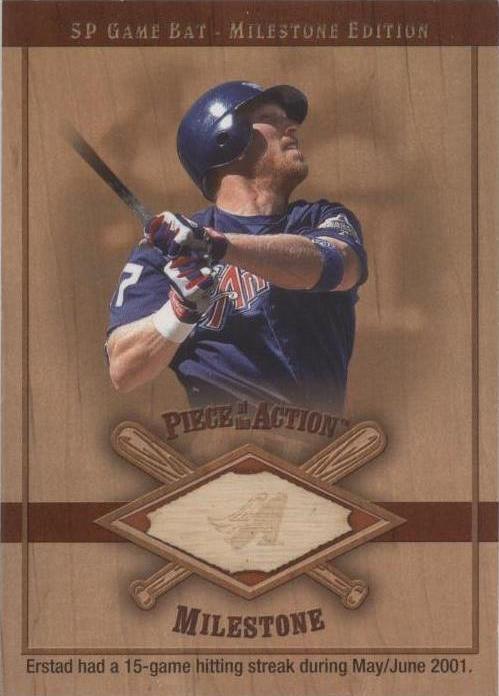 2001 SP Game Bat Edition Milestone - Darin Erstad #M-DE