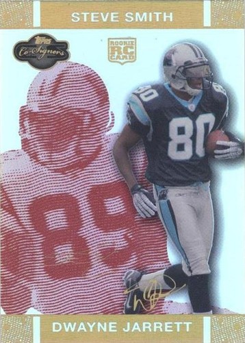 2007 Topps Co-Signers Dwayne Jarrett Steve Smith #85