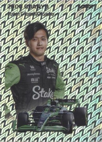 2024 Topps Chrome Formula 1 Logofractor Edition - Zhou Guanyu #1954-14