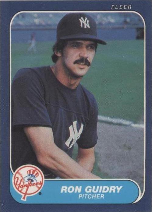 1986 Fleer - Ron Guidry No106
