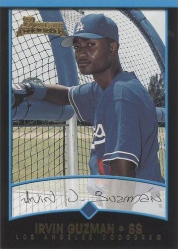 IRVIN GUZMAN 2001 Bowman Draft Picks RC #BDP95 Rookie Card Dodgers