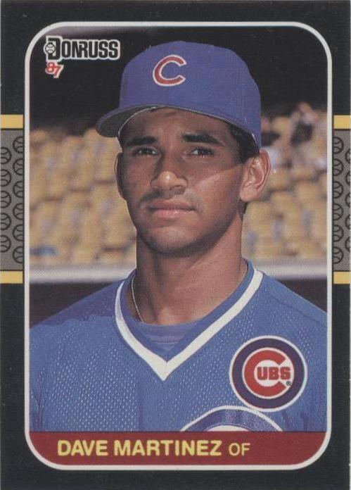 1987 年 Donruss - Dave Martinez #488
