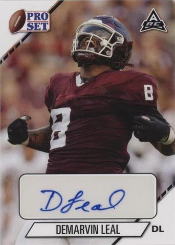 2021 Leaf Pro Set College DeMarvin Leal #PS-DL1