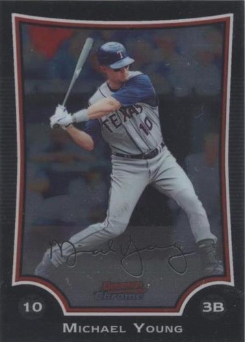 2009 Bowman Chrome - Michael Young #162