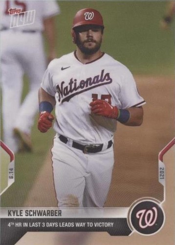 2021 Topps Now - Kyle Schwarber #353