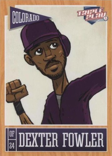 2013 Panini Triple Play - Dexter Fowler #25