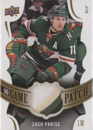 2018-19 Upper Deck - Zach Parise #GJ-ZP