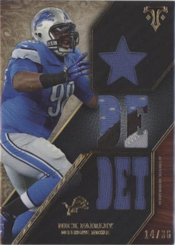 2014 Topps Triple Threads Nick Fairley #TTR-3