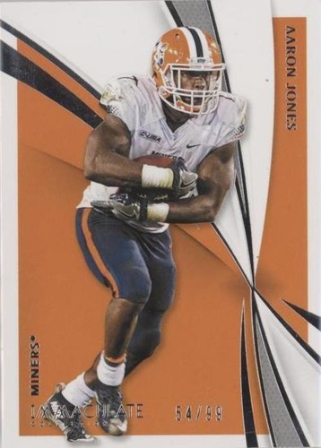2021 Panini Immaculate Collection Collegiate Aaron Jones #19