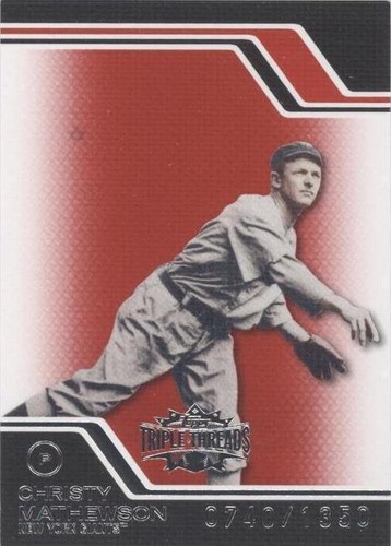 2008 Topps Triple Threads - Christy Mathewson #230