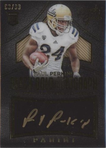 2016 Panini Black Gold Collegiate Paul Perkins #127