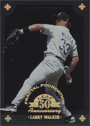 1998 Leaf Fractal Foundation - Larry Walker #114