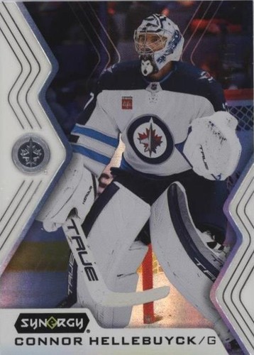 UPPER DECK NHLカード SP AUTHENTIC CONNOR HELLEBUYCK WINNIPEG JETS 17/25 #MD-CH 送料無料 中古 IT1 2021-22 Connor Hellebuyck SPx Upper Deck Extended Series