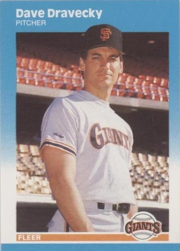 1987 Fleer Update - Dave Dravecky #U-28