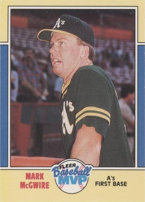 Fleer 1988 Jugador Más Valioso de Béisbol - Mark McGwire #23