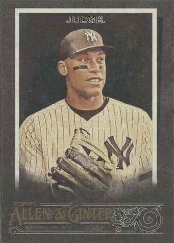 2020 Topps Allen & Ginter's X - Aaron Judge #13