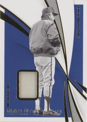 2021 Panini Immaculate Collection - Dick Williams #95
