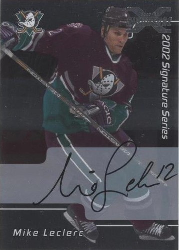2002-03 In the Game Be A Player Signature Series - Mike Leclerc #073