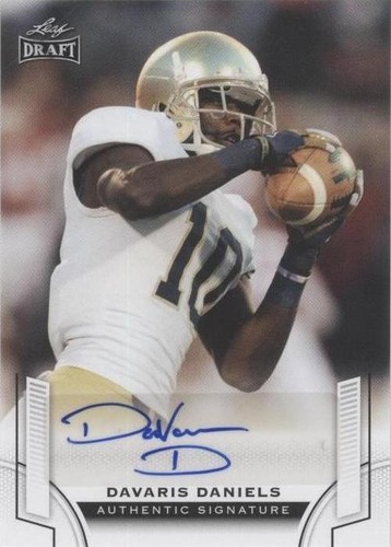 2015 Leaf Draft Davaris Daniels #BA-DD1