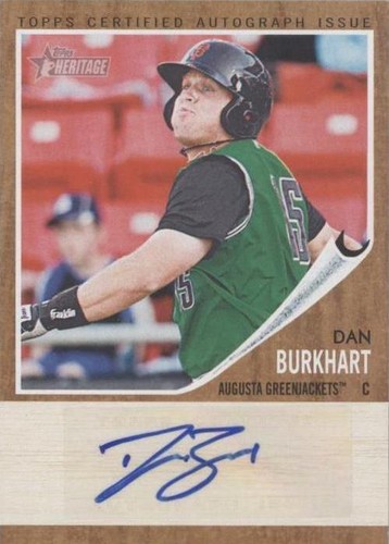 2011 Topps Heritage Minor League Edition - Dan Burkhart #RA-DBU