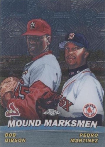 2001 Topps Chrome - Bob Gibson Pedro Martinez #TC4