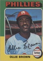 1975 O-Pee-Chee - Ollie Brown #596