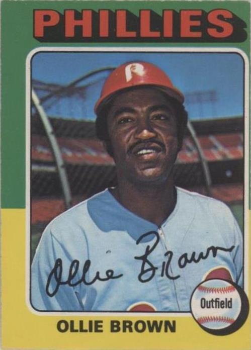 O-Pee-Chee 1975 - Ollie Brown #596