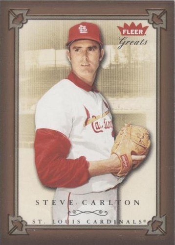 2004 Fleer Greats of the Game - Steve Carlton #117